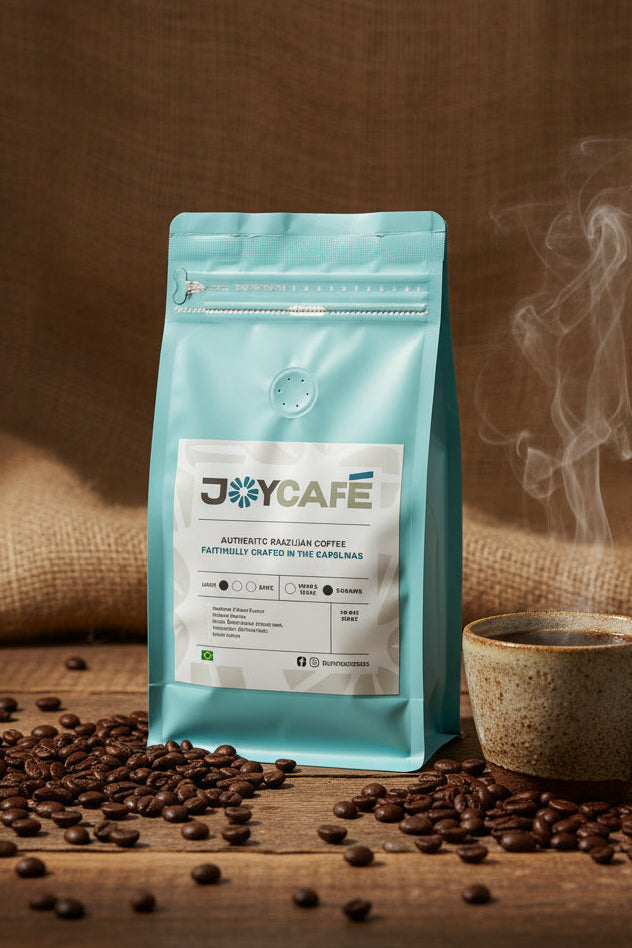 JoyCafé LIGHT ROAST – Brazilian Yellow Catuaí - GROUND 10.5oz / 300g