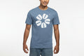 JoyCafé Blue T‑Shirt – Flower Beans Logo